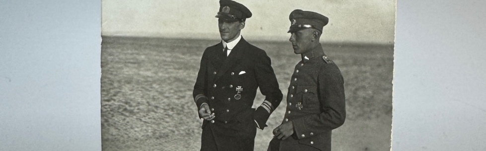 U-Boot-Kommandant Hans Oskar Wutsdorff (UB 124) das besondere Foto