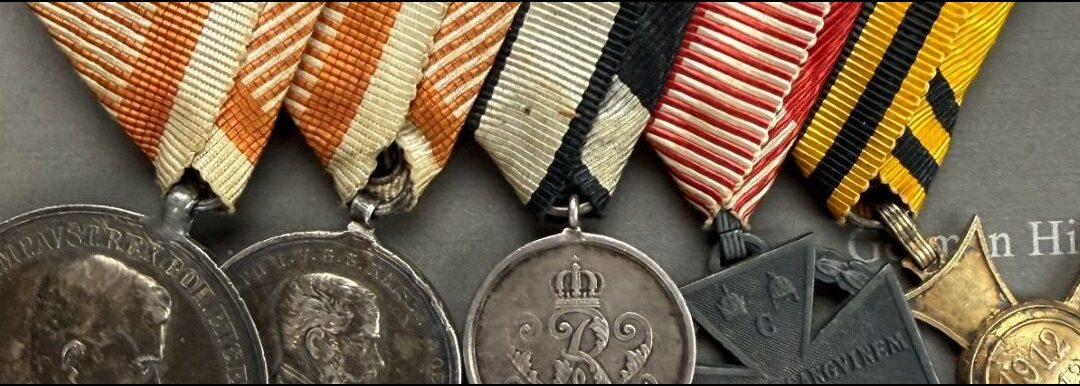 Die preußische Krieger-Verdienstmedaille an einer k.u.k. Ordensspange
