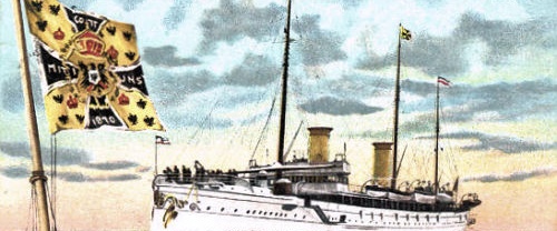 Die kaiserliche Yacht Hohenzollern: Ein rätselhaftes Tuch und seine Geschichte